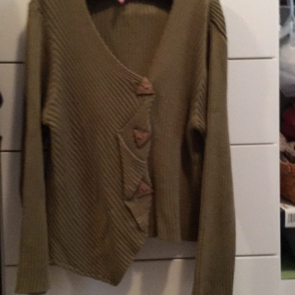 Trendy heavy cotton sweater